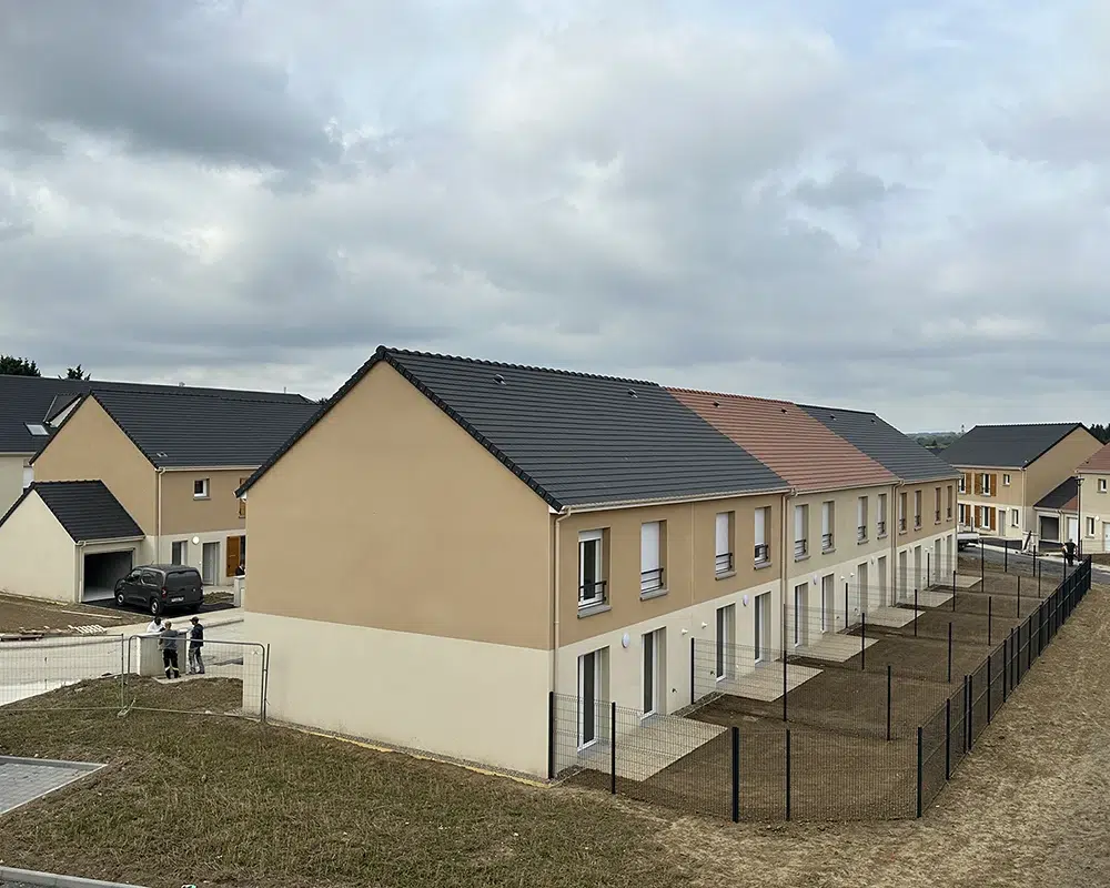 Livraison des maisons individuelles du projet immobilier aux Ageux