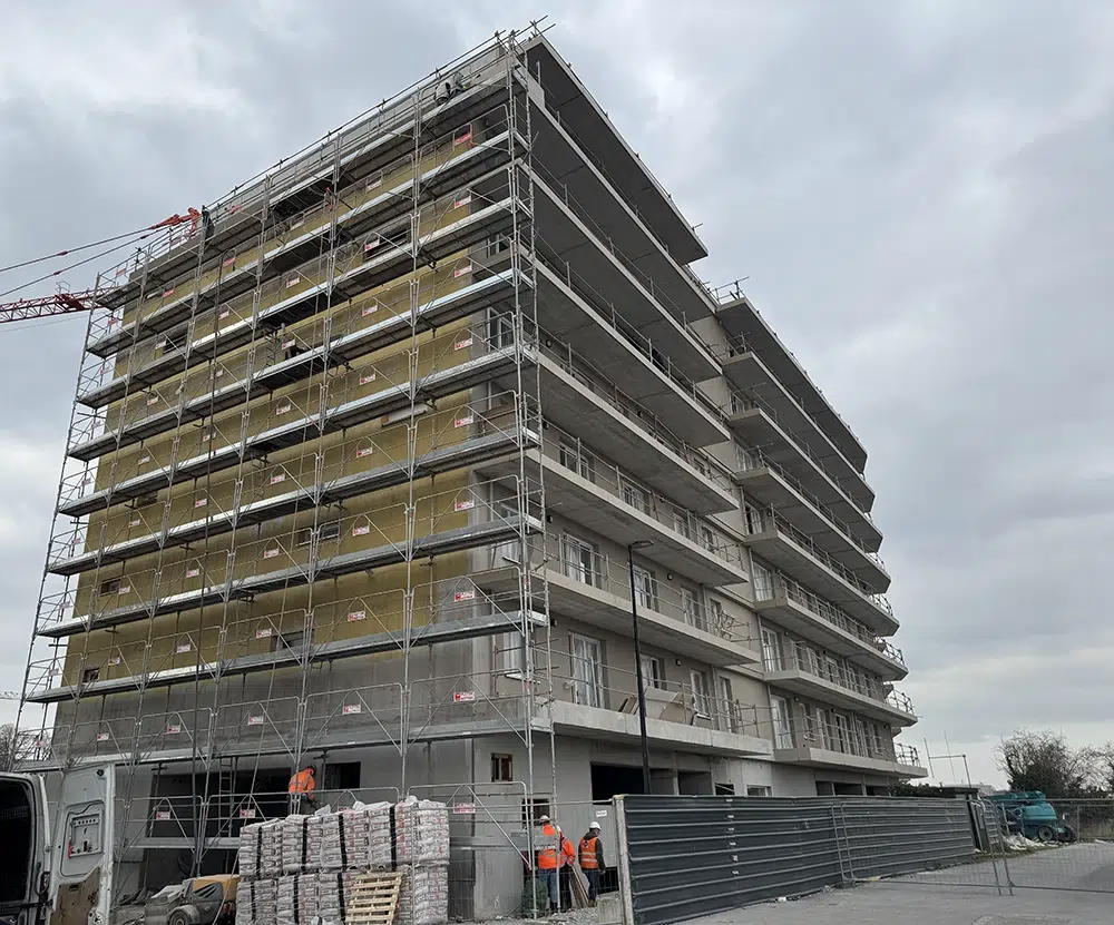 suivi de chantier de 173 logements à Valenciennes sur l'îlot Folien