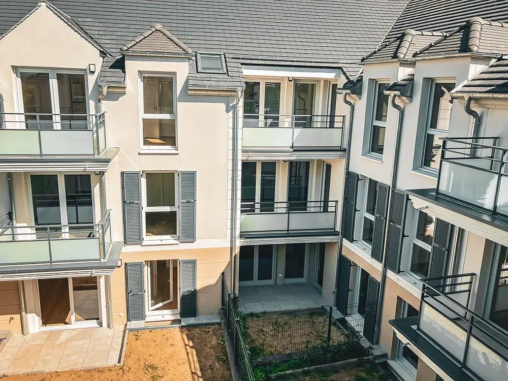 Extérieurs et balcons de la Résidence Balzac à Chambly
