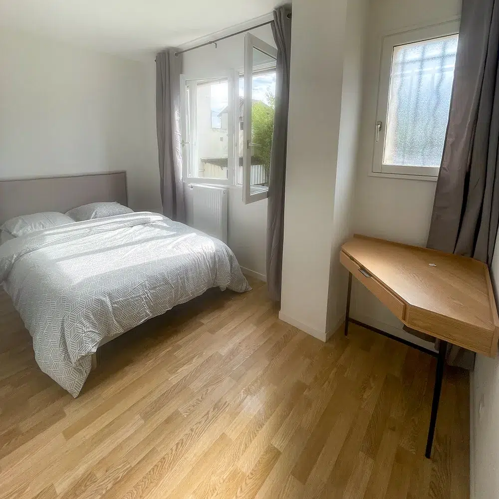 Chambre spacieuse et confortable dans une résidence coliving