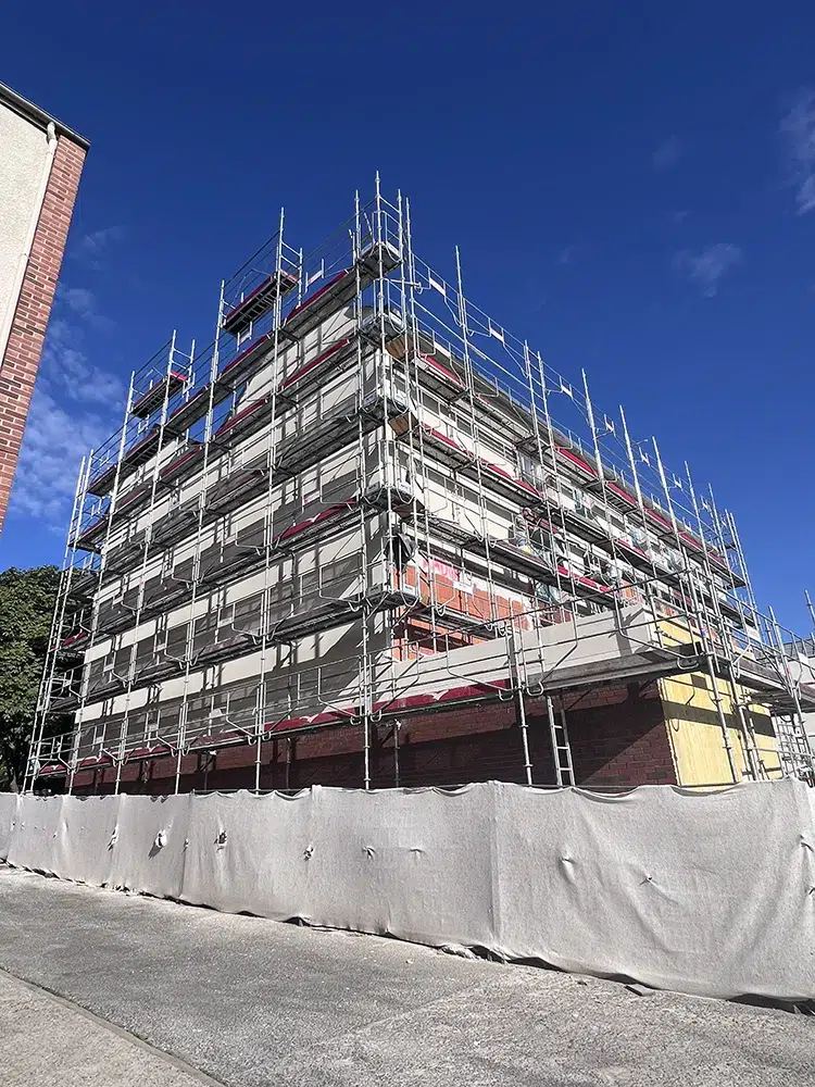 Bâtiment maison relais Vauréal hors d'eau hors d'air - Construction 33 chambres hébergement social