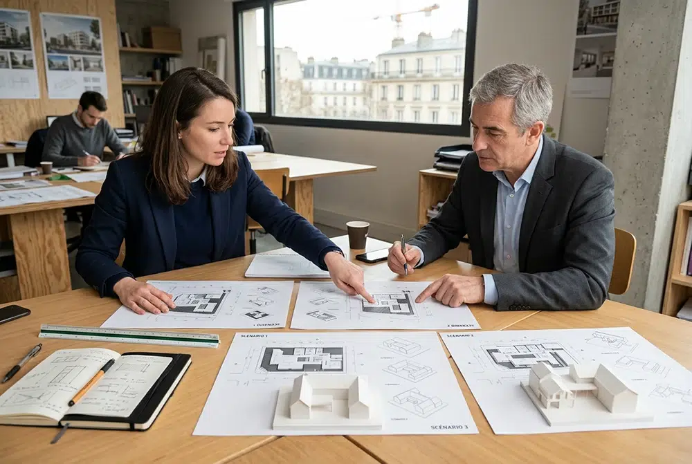 Comparaison de plusieurs variantes de conception lors de l’étude de faisabilité d’un projet de construction